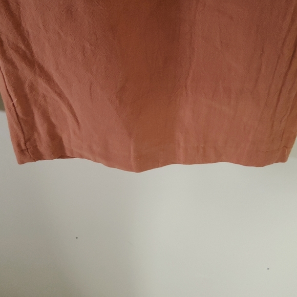 SooLinen Casual Rust Women's Pants Size S - Picture 3 of 5